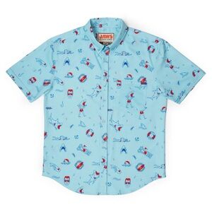 JAWS "AMITY ISLAND WELCOMES YOU" KUNUFLEX Men’s Short Sleeve Shirt